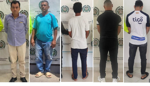 Capturan a cinco depredadores sexuales en cuatro municipios de La Guajira