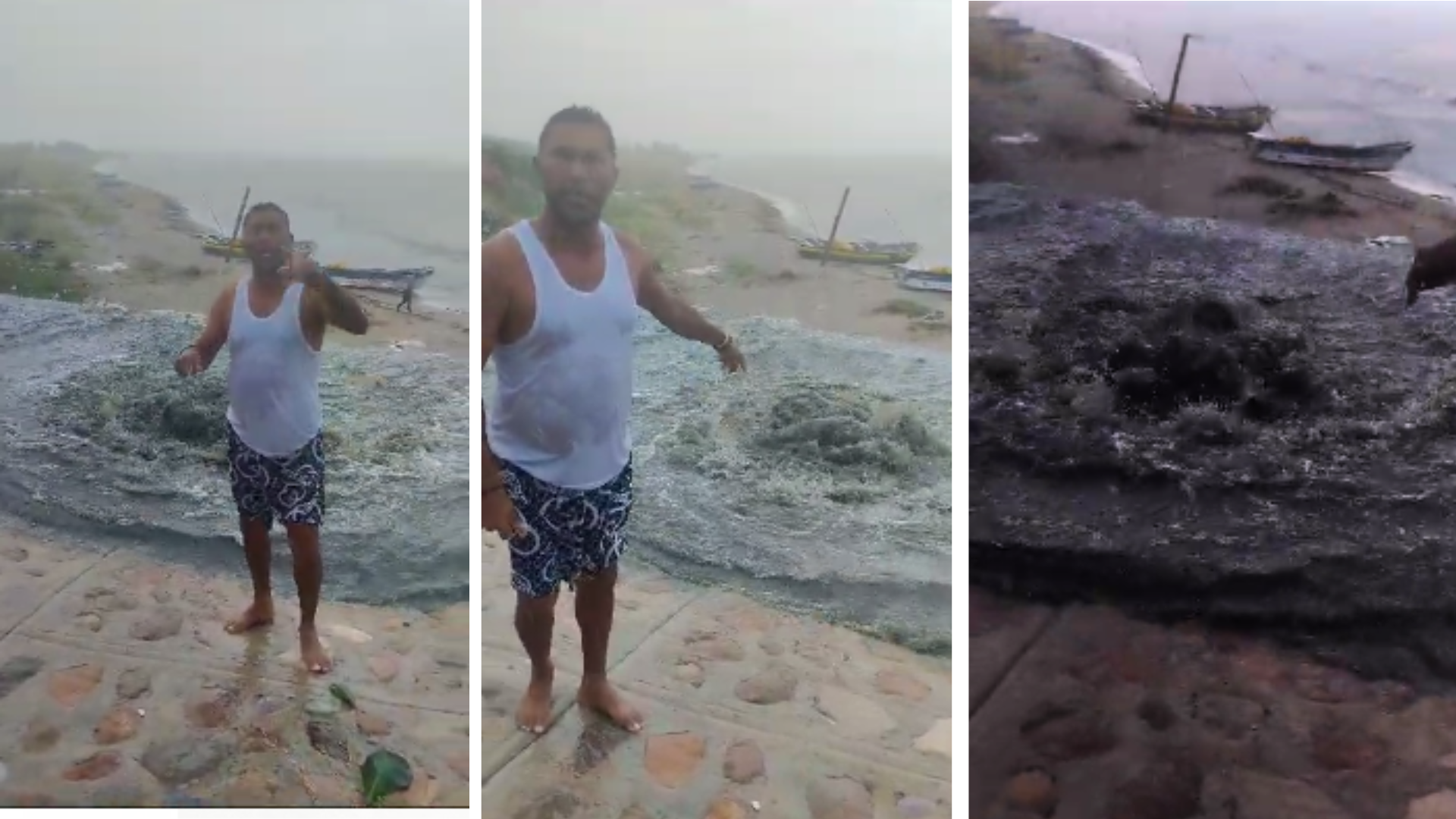 “Problemática sí existe, no somos embusteros”: Presidente del José Antonio Galán denuncia rebose de aguas negras hacia el mar