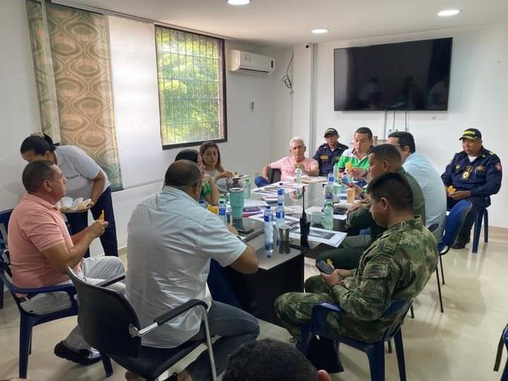 Consejo Extraordinario de Seguridad se llevó a cabo en la Alcaldía de La Jagua del Pilar