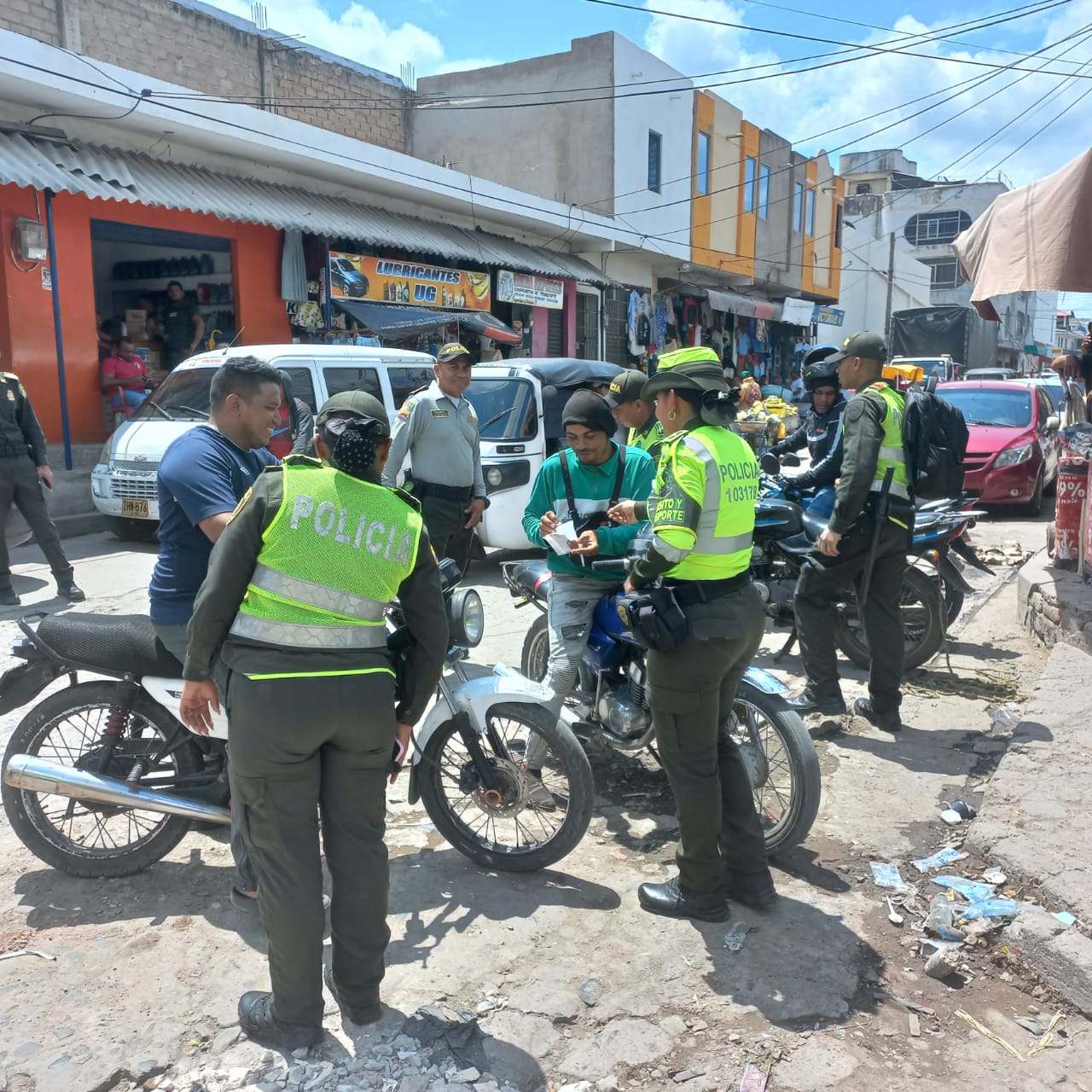 ‘Plan Choque Seguridad 360’ intervino sector comercio de Maicao