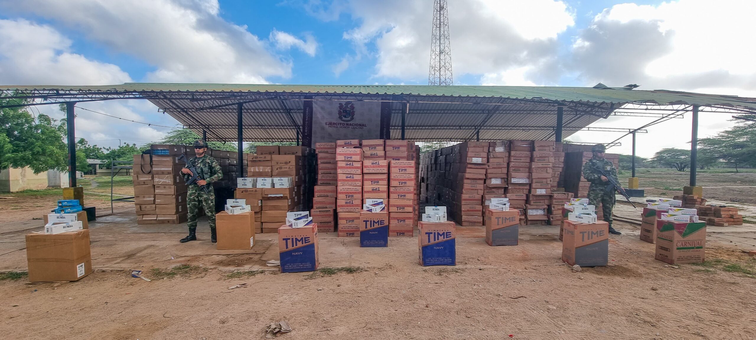 Incautan más de 1500 cajas de cigarrillos de contrabando en Maicao