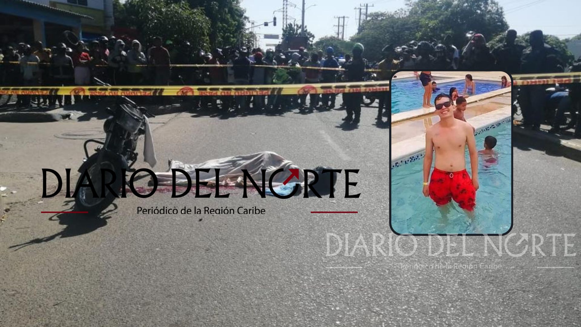 Joven mototaxista es asesinado de varios disparos en el sector de Cuatro Vías en Riohacha