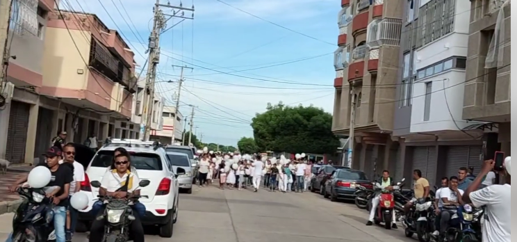 Familiares de niño electrocutado en Maicao protestaron en oficinas de Air-e