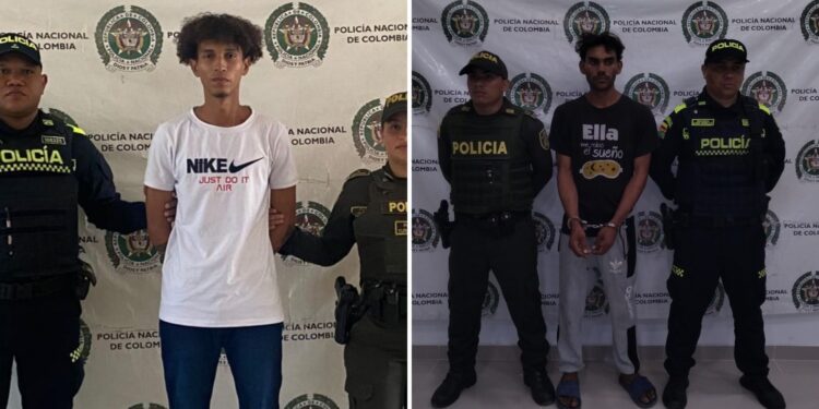 Policía captura en Riohacha a dos hombres por cometer hurtos en establecimientos comerciales