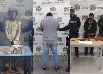 Capturadas tres personas por el porte ilícito de arma en Maicao y Riohacha