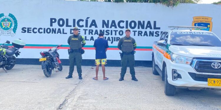 Capturan presunto integrante de banda dedicada a hurtar motos en la vía Riohacha – Paraguachón