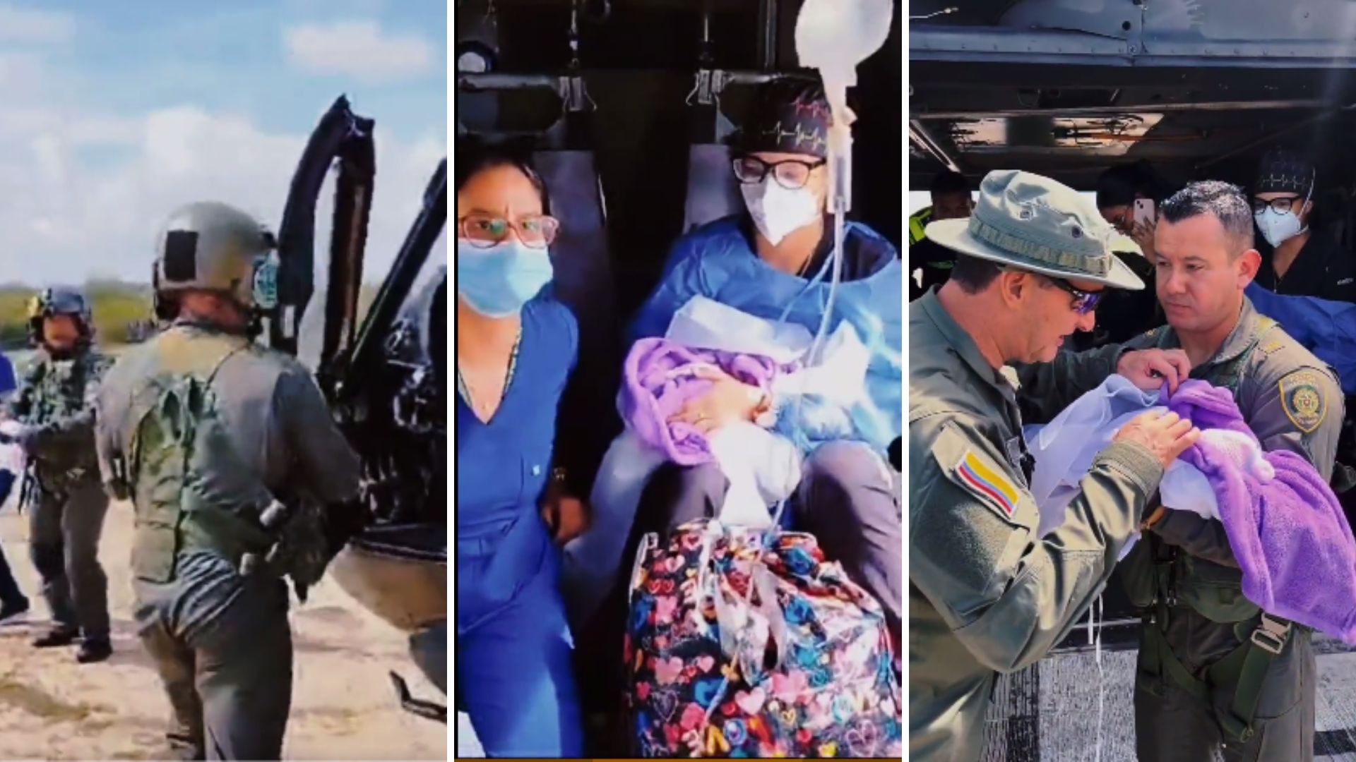 En medio de operación de búsqueda del papá de Luis Díaz, Policía le salva la vida a madre e hija en la Alta Guajira