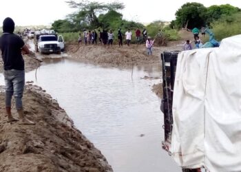 Vías en la Alta Guajira se encuentran intransitables por el fuerte invierno