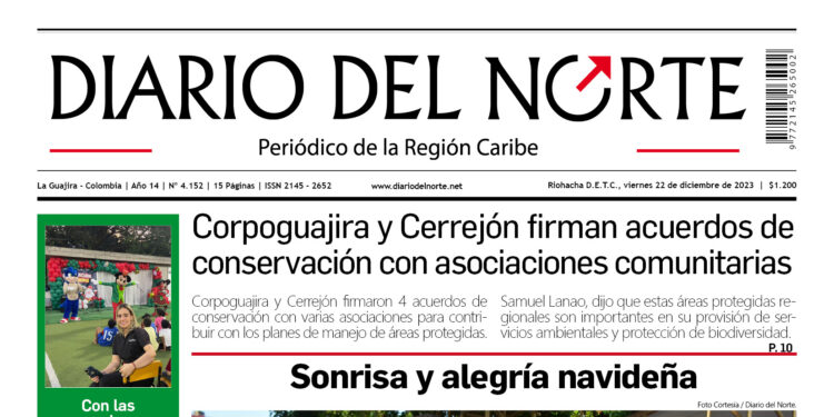 Esta  es la edición del viernes 22 de  diciembre de 2023