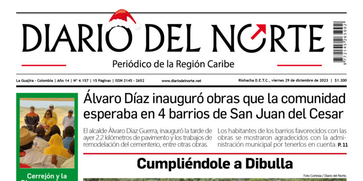 Esta es la edición del viernes 29 de diciembre de 2023