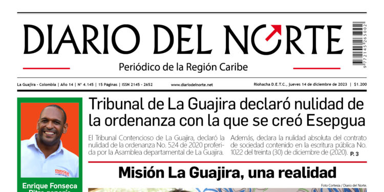 Esta es nuestra edición de hoy jueves 14 de diciembre