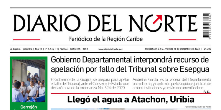Esta es la edición del viernes 15 de diciembre de 2023