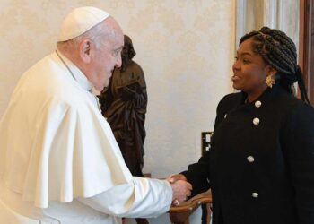 Vicepresidenta Francia Márquez se reunió con el Papa Francisco