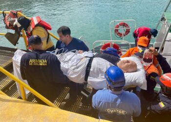 Extranjero que estaba en crucero por la Alta Guajira fue evacuado por emergencia médica
