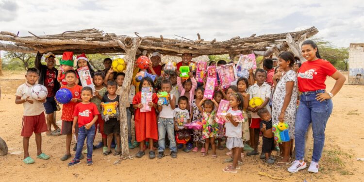 IPSI Kottushi hizo feliz a cerca de 2000 niños y niñas wayuu en esta navidad