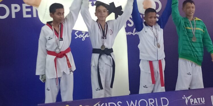 Sebastián Vergara, el niño taekwondista guajiro que a su corta edad ha logrado dos medallas de oro