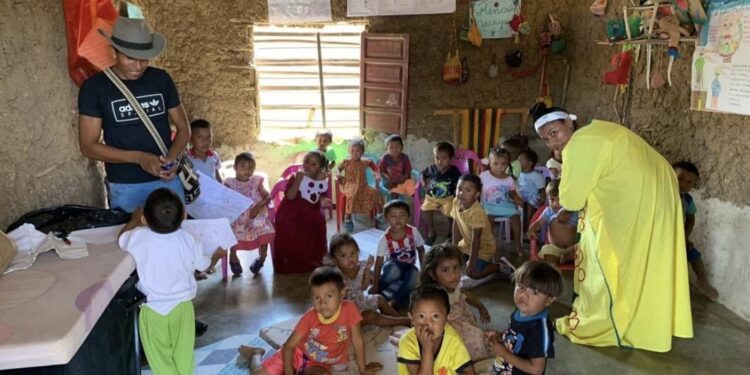 Niños y niñas de la comunidad indígena de Yawaka en Manaure contarán con una nueva UCA