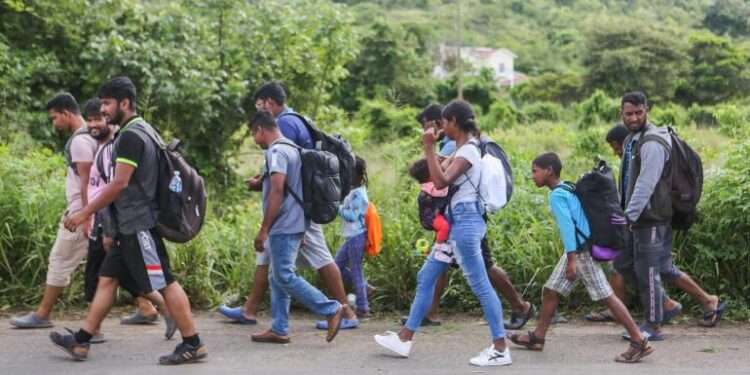 Cifra récord de niños y niñas en tránsito en las principales rutas migratorias
