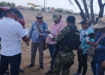Gaula Militar intensifica operativos en los corredores viales de Uribia en búsqueda de joven secuestrado