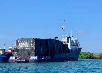 Dimar informa dificultades que enfrenta el buque ‘Faith Yaad’ para salir de Puerto Bolívar