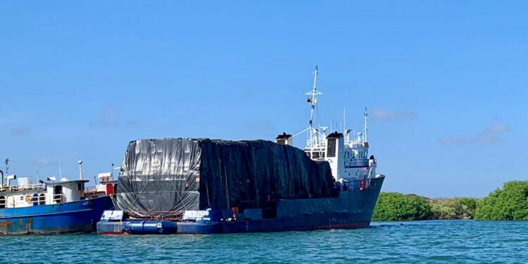 Dimar informa dificultades que enfrenta el buque ‘Faith Yaad’ para salir de Puerto Bolívar