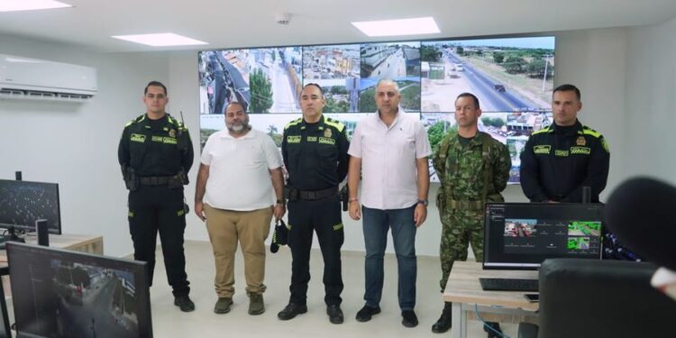 Maicao inauguró sala de monitoreo y circuito cerrado de TV, de los más modernos de Colombia