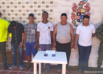 A la cárcel cinco presuntos integrantes de ‘Los Países Bajos’, dedicados al abigeato en el Cesar