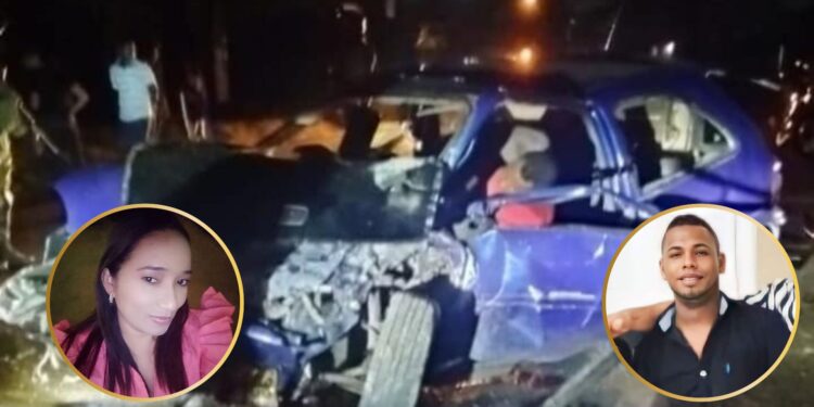 Dos muertos y tres heridos deja accidente de tránsito en la vía Distracción- Fonseca
