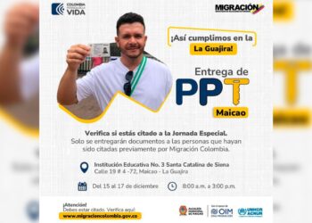 Jornada especial de entrega de permisos a población migrante en Maicao
