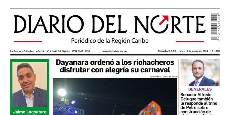 Esta es la edición del lunes 15 de enero de 2024