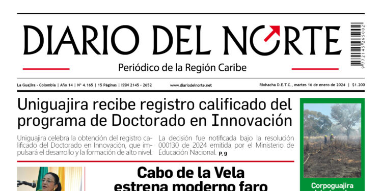 Esta es la edición del martes 16 de enero de 2024