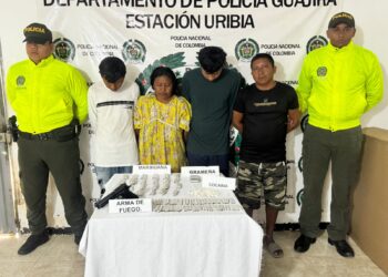 Operativos contra el tráfico local de estupefacientes deja nueve personas capturadas en La Guajira