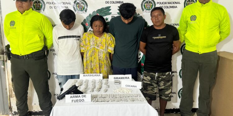 Operativos contra el tráfico local de estupefacientes deja nueve personas capturadas en La Guajira