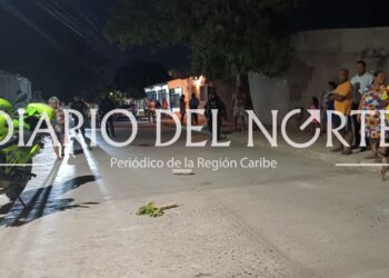 Atentado deja un hombre muerto y un menor herido en el barrio La Esperanza de Riohacha