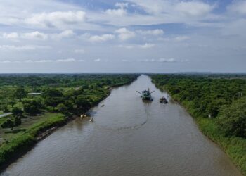 Continúa el descenso de los niveles del agua en el rio Magdalena