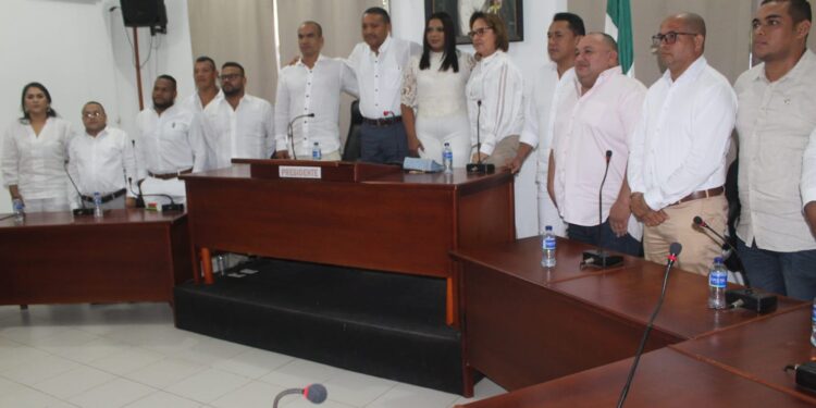 Posesionados concejales del municipio de Villanueva