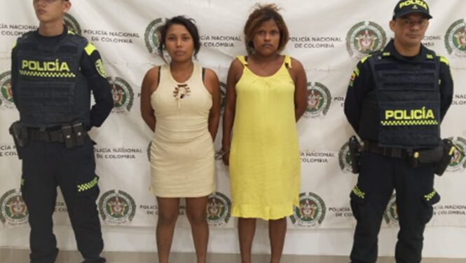 Dos mujeres fueron capturadas por presunto hurto de productos en almacén de Riohacha