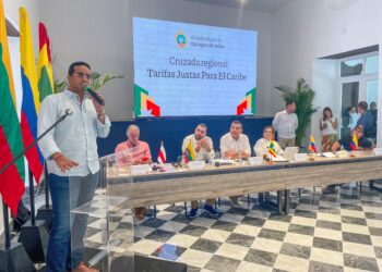 Jairo Aguilar invitó a gobernantes del Caribe a trabajar juntos contra las altas tarifas de energía