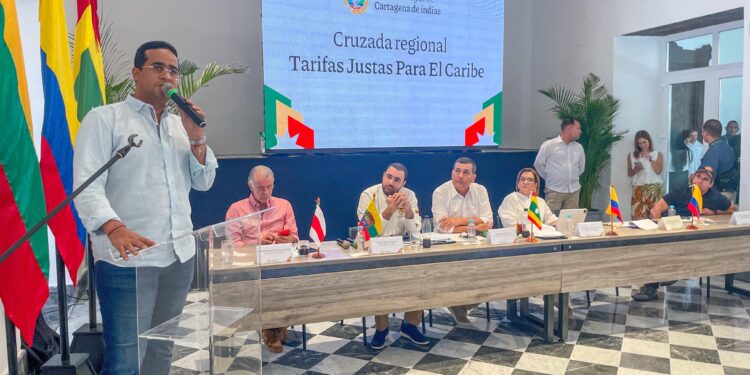 Jairo Aguilar invitó a gobernantes del Caribe a trabajar juntos contra las altas tarifas de energía