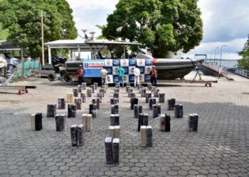 Incautada más de una tonelada de cocaína en aguas del Pacífico sur