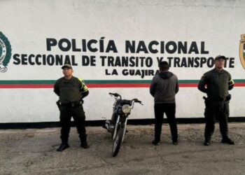 Tres personas capturadas por receptación y falsedad de documento en vías de La Guajira