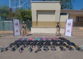 En Barrancas incautan cargamento de cigarrillos y ventiladores de contrabando