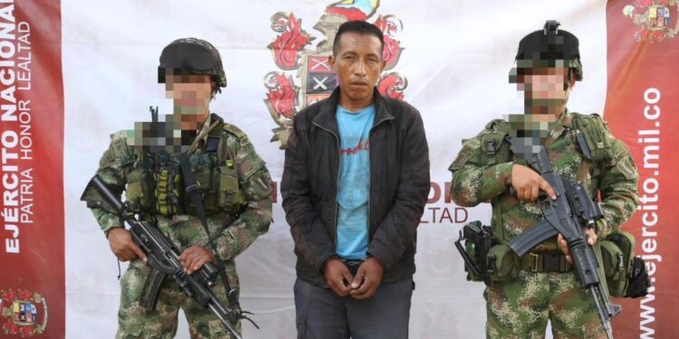 Ejército captura a explosivista de las disidencias Dagoberto Ramos en Cauca