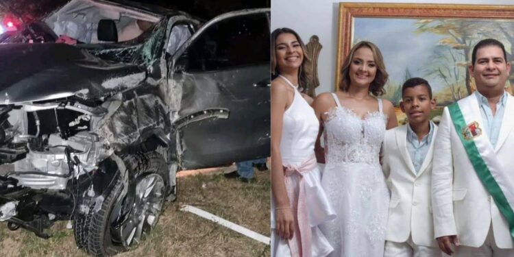 Alcalde de Codazzi y su familia se accidentaron cerca a Valledupar en la vía a La Paz