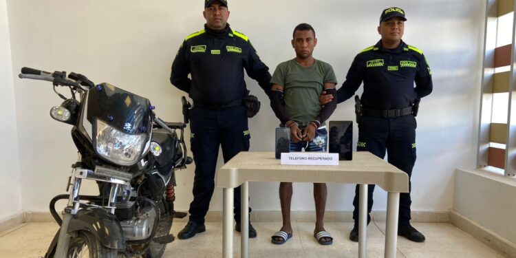 Hombre es capturado por el presunto delito de hurto agravado en Manaure