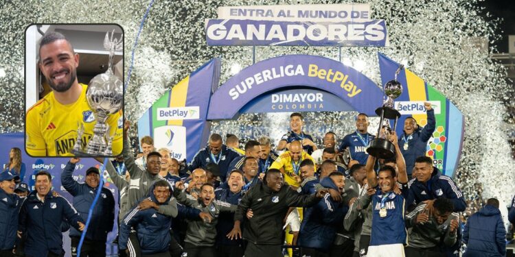 El futuro del guajiro Álvaro Montero en Millonarios tras quedarse con la Superliga 2024