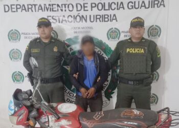 Lo capturan por receptación en el municipio de Uribia, conducía una motocicleta hurtada