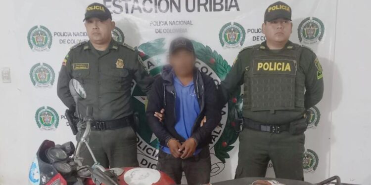 Lo capturan por receptación en el municipio de Uribia, conducía una motocicleta hurtada
