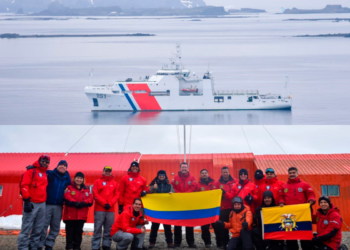 Buque colombiano ARC «Simón Bolívar» arribó exitosamente al continente antártico