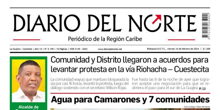Esta es la edición del viernes del 16 de febrero de 2024